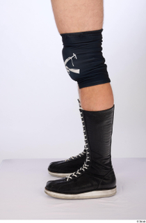 Danas black leg bands leg wrestling knee-high boots 0003.jpg